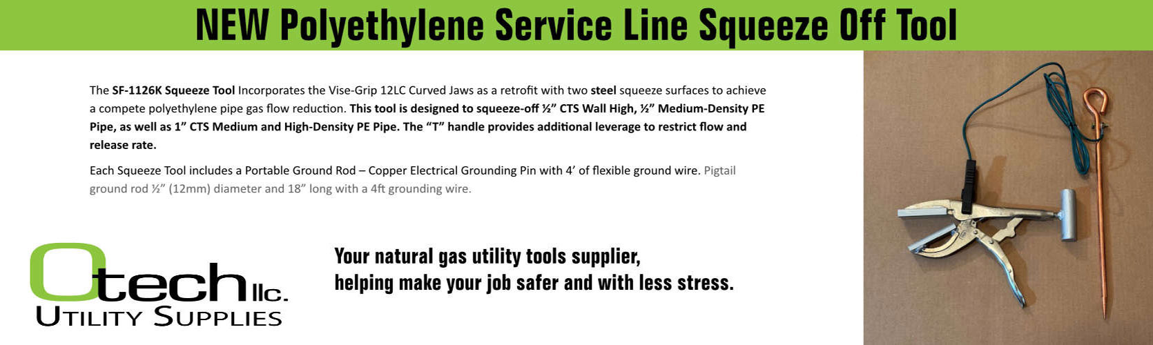 New Squeeze Off Tool